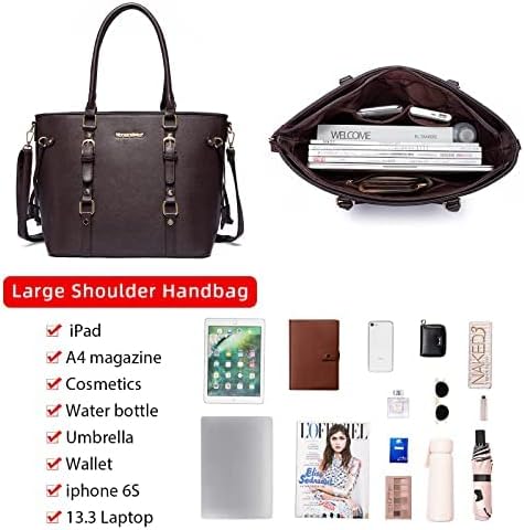 Women Tote Bag and Wallet Set Shoulder Satchel Handbags