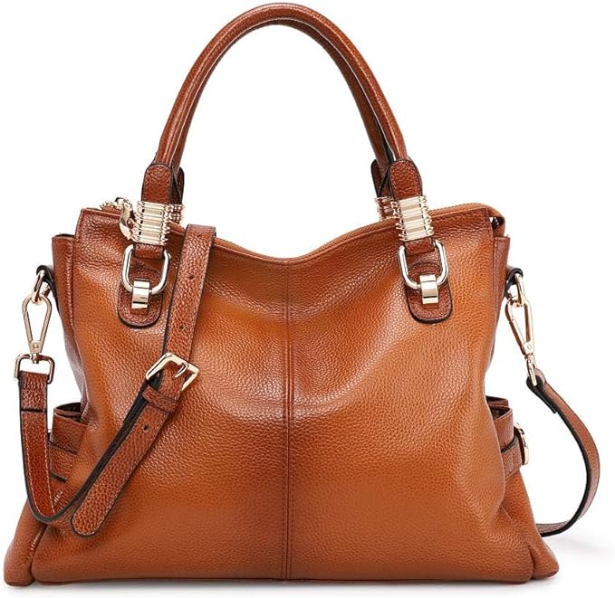 Soft Women Genuine Leather Purses and Handbags Satchel Tote Shoulder Bag