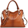 Soft Women Genuine Leather Purses and Handbags Satchel Tote Shoulder Bag