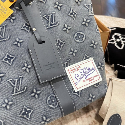 Pre Owned LV Denim Tote Bag Size 34 cm Best Quality