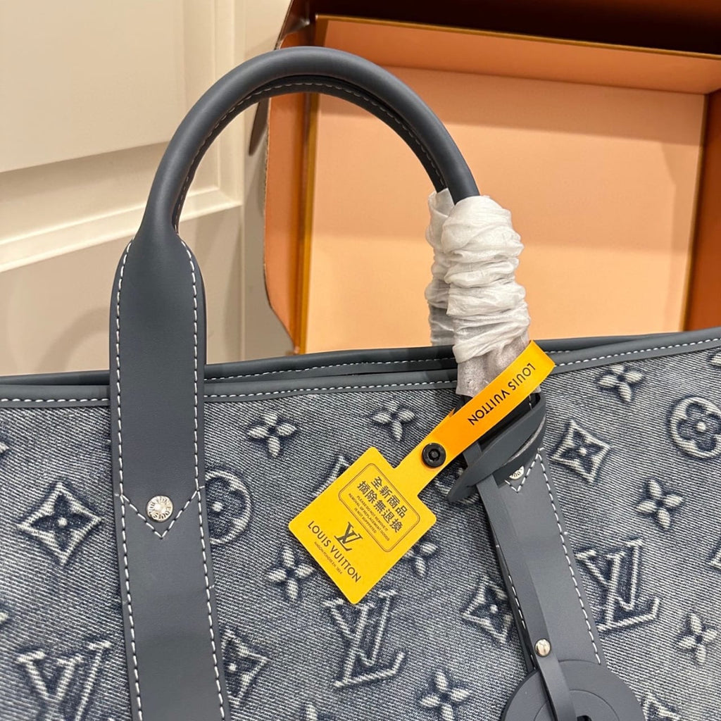 Pre Owned LV Denim Tote Bag Size 34 cm Best Quality