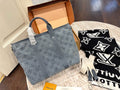 Pre Owned LV Denim Tote Bag Size 34 cm Best Quality