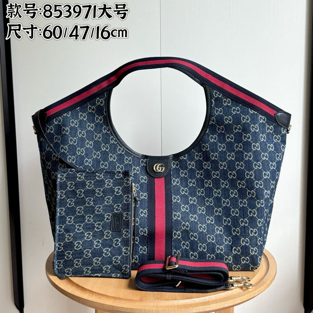 Pre-Owned Gucci Giglio Large Tote
