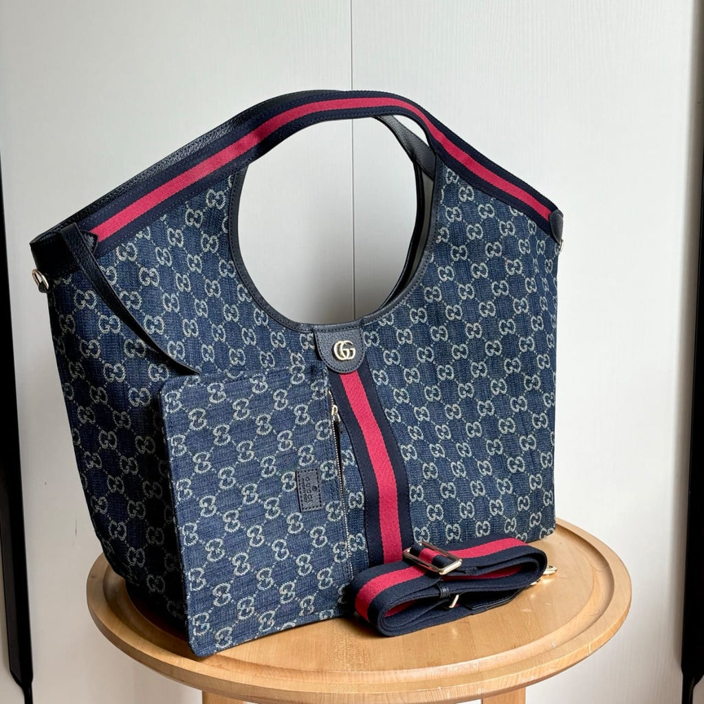 Pre-Owned Gucci Giglio Large Tote