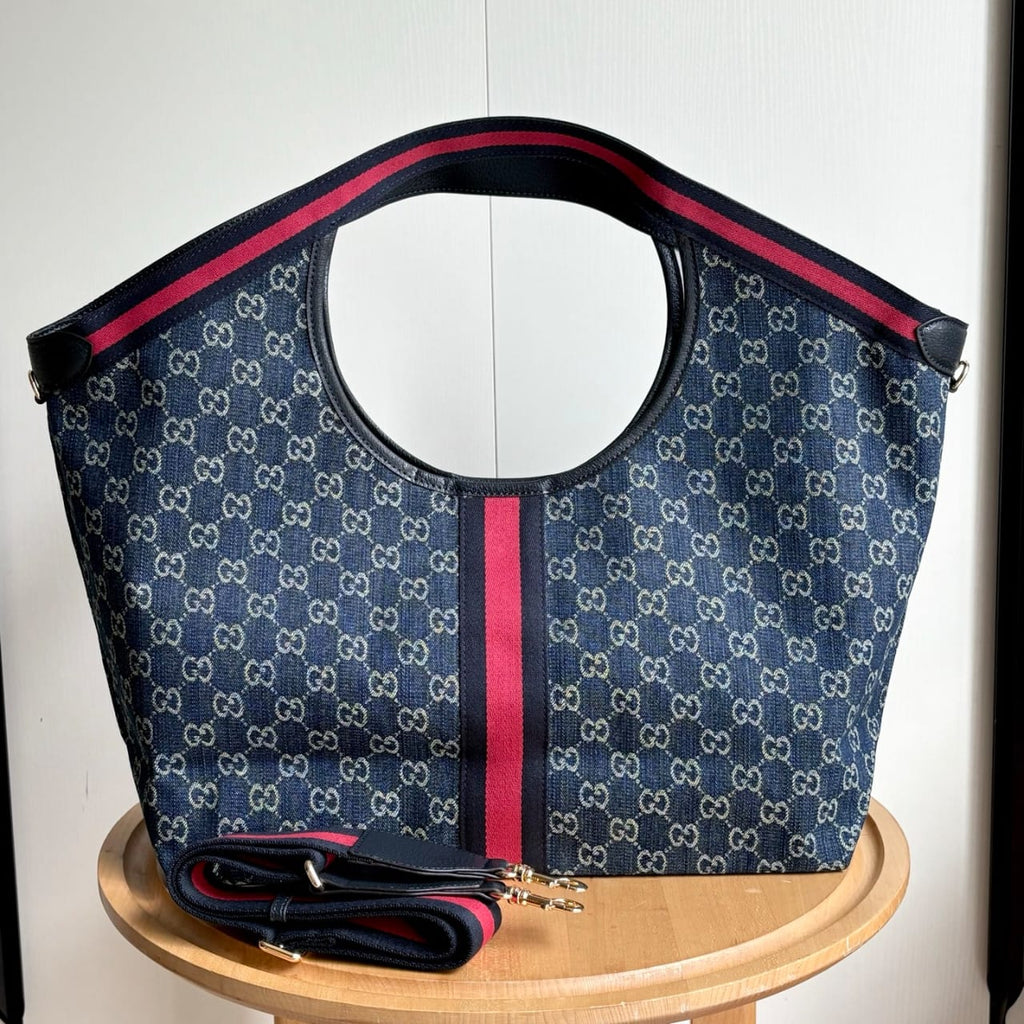 Pre-Owned Gucci Giglio Large Tote